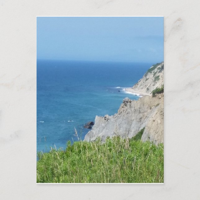 Block Island Bluffs - Block Island, Rhode Island Postcard (Front)