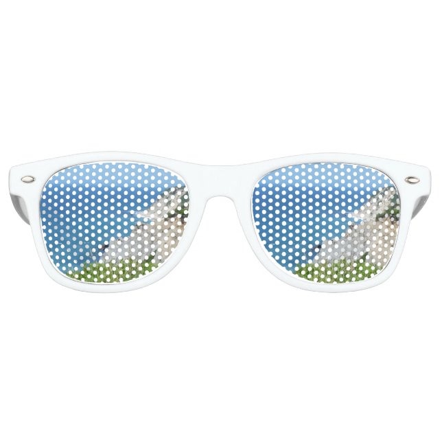 Block Island Bluffs - Block Island, Rhode Island Retro Sunglasses (Front)
