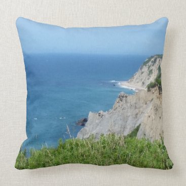 Block Island Bluffs - Block Island, Rhode Island Throw Pillow Block Island Bluffs - Block Island, Rhode Island Throw Pillow