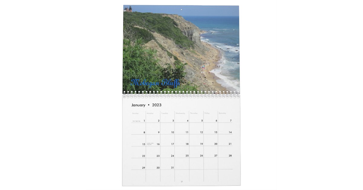 Block Island Calendar Zazzle