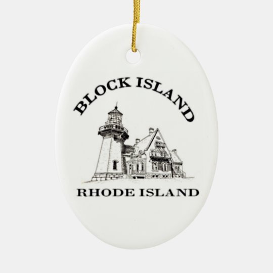 Block Island. Ceramic Ornament