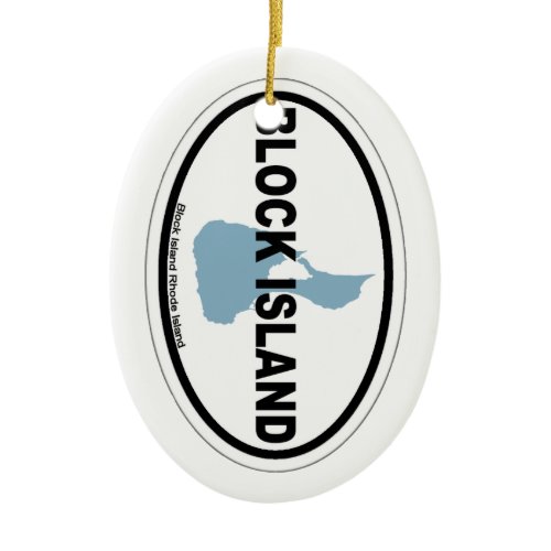 Block Island. Ceramic Ornament