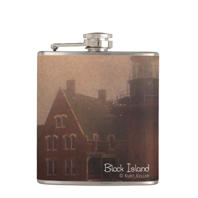 Block Island Flask (Front)