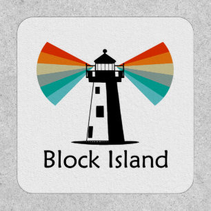 Block Island Lighthouse Rainbow Patch