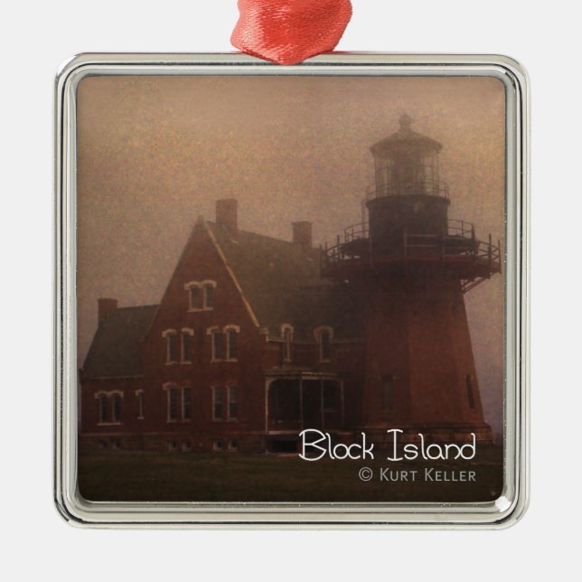 Block Island Metal Ornament (Front)