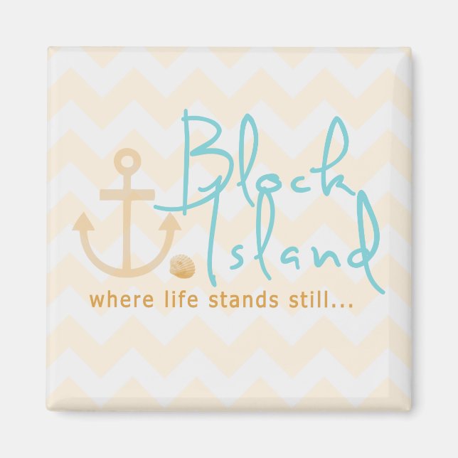 Block Island Nautical Magnet (Front)