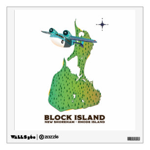 block island New Shoreha ,Rhode Island Wall Decal