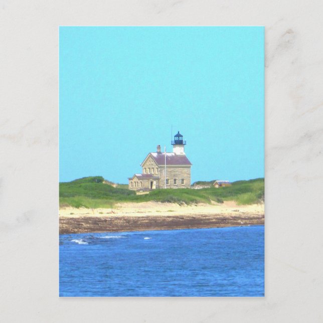 Block Island North Light Postcard (Front)