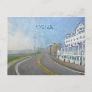 Block Island Post Card, Entering Old Harbor Postcard
