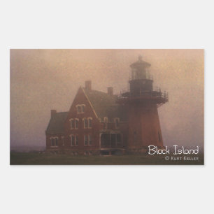 Block Island Rectangular Sticker