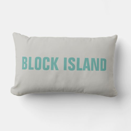 Block Island Rhode Island Beach Throw Pillow