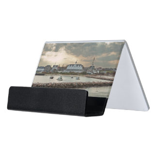 Block Island, Rhode Island Desk Business Card Holder