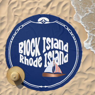 Block Island Sailing Beach Towel