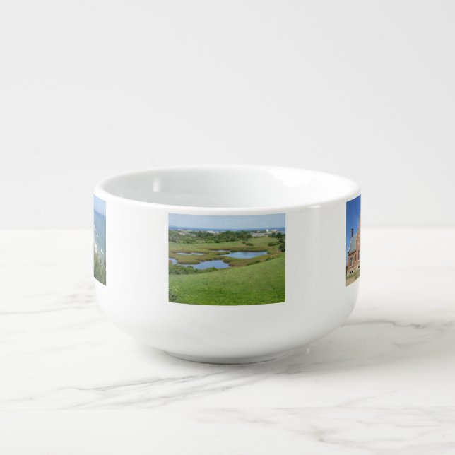 Block Island Scenes Soup Mug (Front)