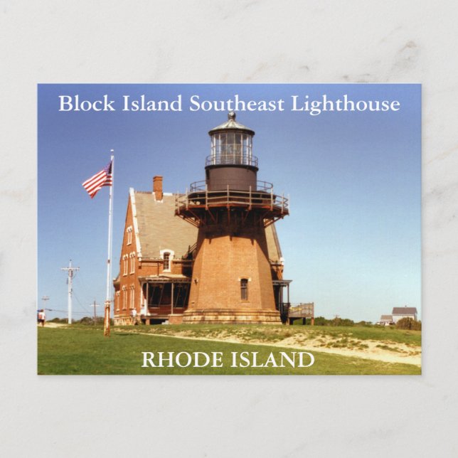 Block Island Southeast Lighthouse, RI Postcard (Front)