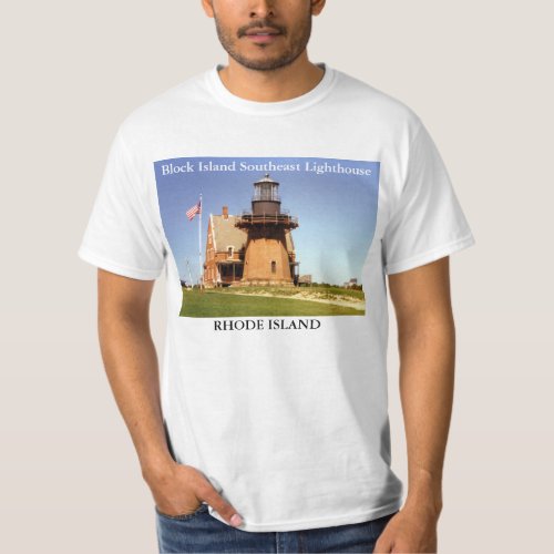 Block Island Southeast Lighthouse RI T_Shirt