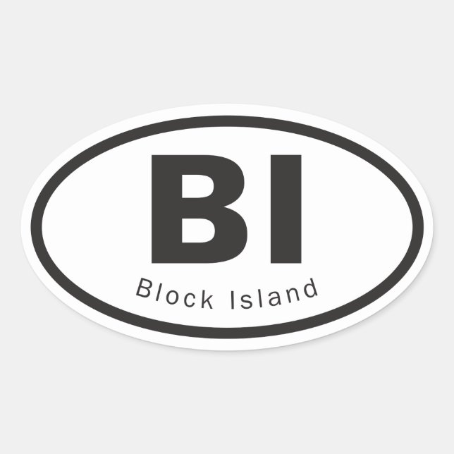 Block Island sticker (Front)