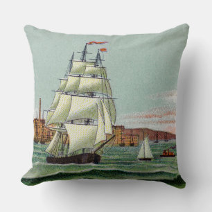 Block Island Throw Pillow