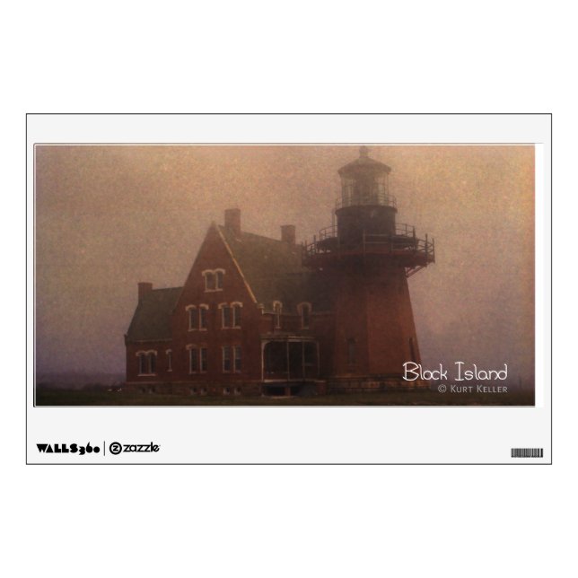 Block Island Wall Decal (Front)