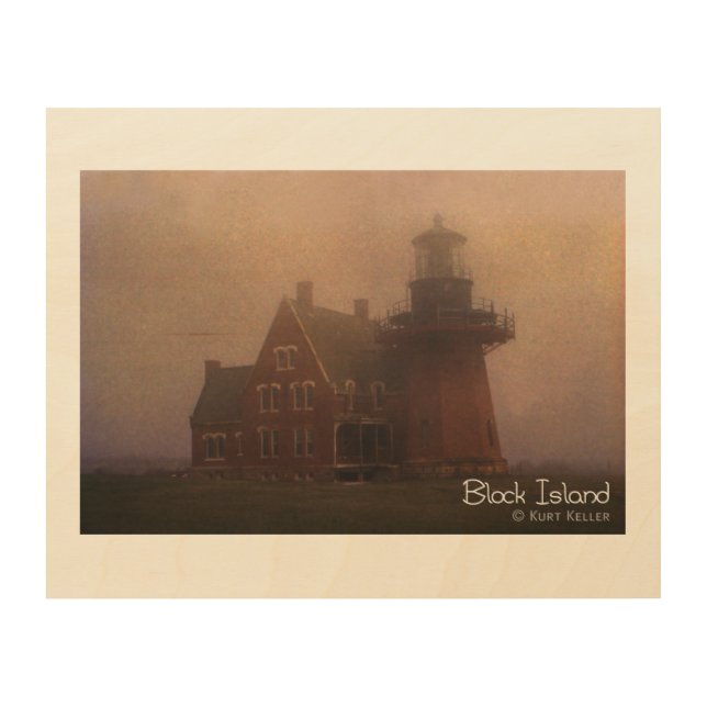 Block Island Wood Wall Decor (Front)