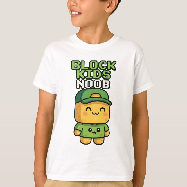 BLOCK KIDS NOOB T-Shirt (Front)