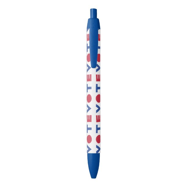 Block Letter Design VOTE Pen (Back (Vertical))