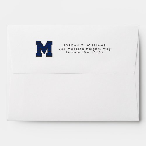 Block M Tiger Stripe Mark Envelope