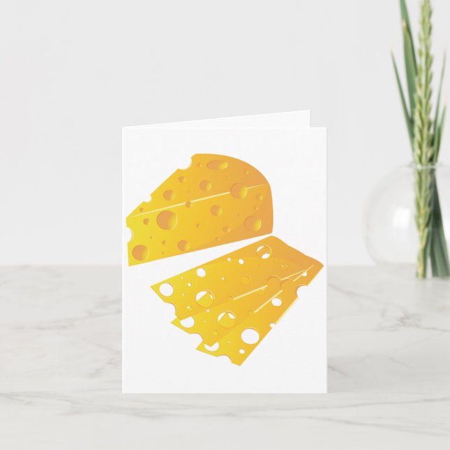 Block Of Cheese Note Cards (Front)