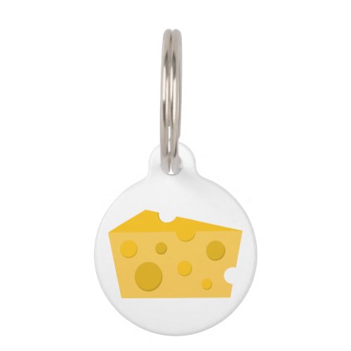 Block of Cheese Pet ID Tag