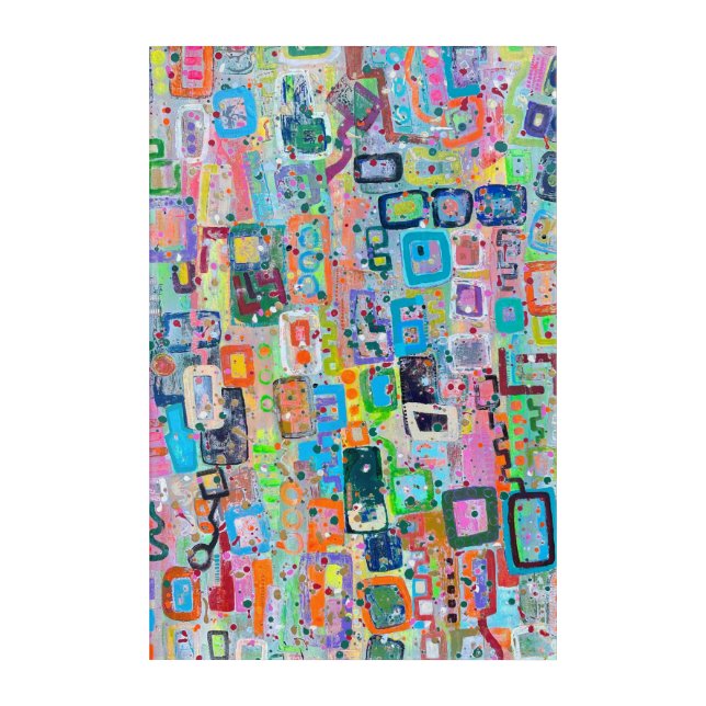 Block Party 24 x 36 Acrylic Wall Art (Front)