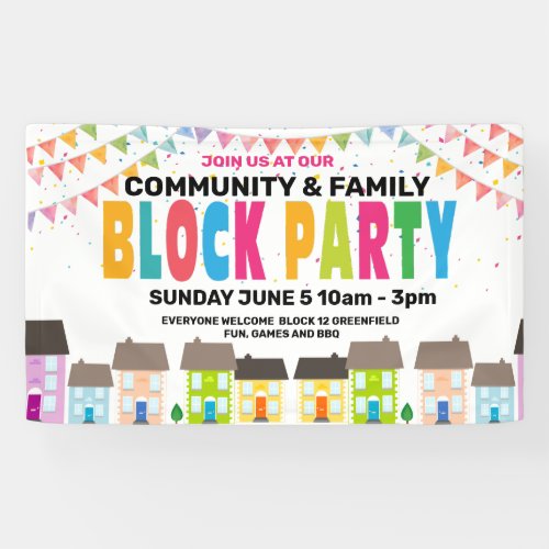 BLOCK PARTY Banner 
