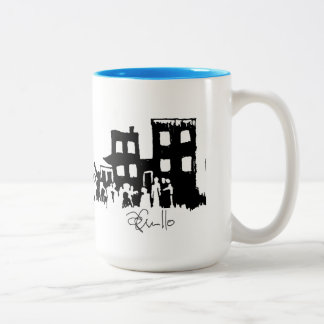 Block Party Concert Two-Tone Coffee Mug
