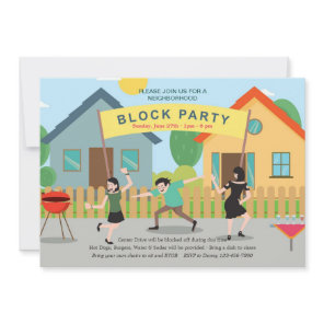 Block Party Invitation