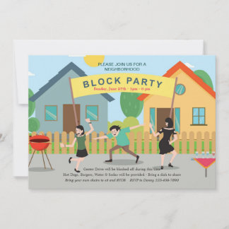 Block Party Invitation