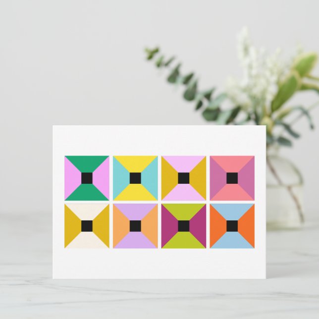 Block Party Note Card (Standing Front)