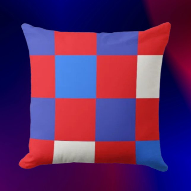 Block Party USA – Independence Day Throw Pillow (Creator Uploaded)