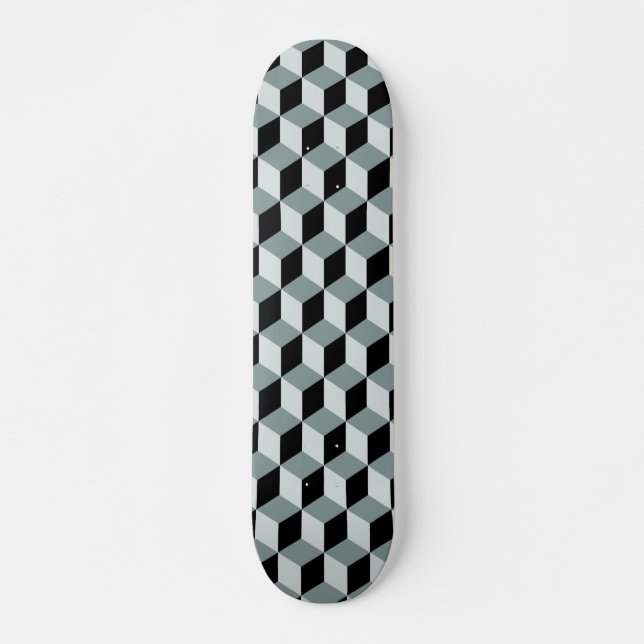 Block Pattern 02 Skateboard (Front)