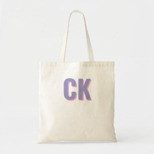 Block Shadow Tote Bag, Bridesmaid Gift graduation Bag