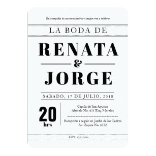 Spanish Wedding Invitations 8