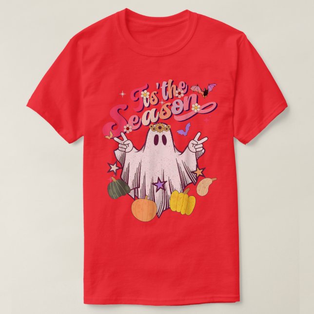 block thankful tshirt hallothanksmas stuffing bump (Design Front)