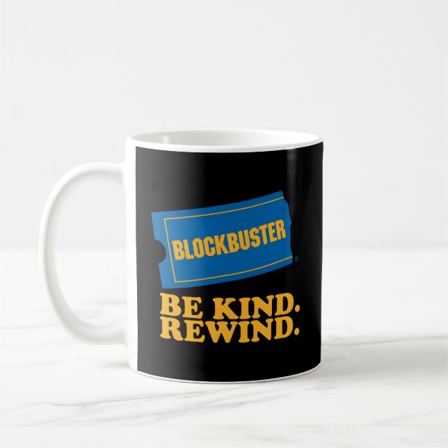 Blockbuster Be Kind Rewind Coffee Mug (Left)