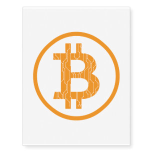 Blockchain Bitcoin Art Geek Gift Idea Temporary Tattoos