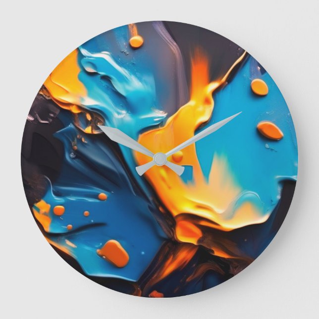 blockchain bitcoin wallet wall  Clock (Front)