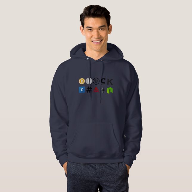 Blockchain Hoodie with Crypto (Front Full)