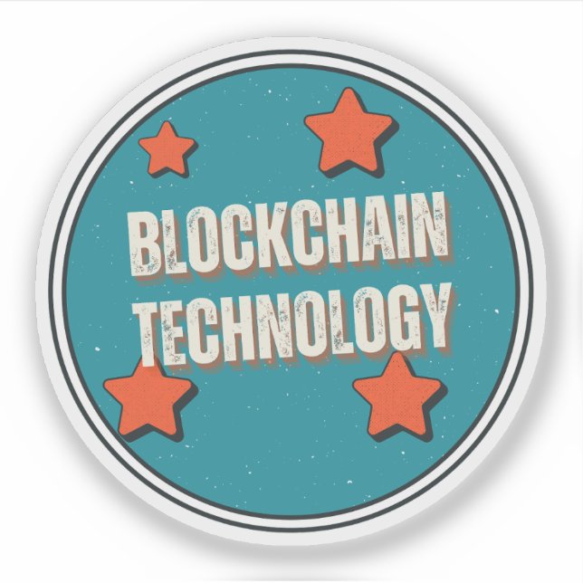 Blockchain Technology Sticker (Front)