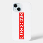Blockhead Stamp iPhone 15 Case