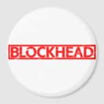 Blockhead Stamp Magnet