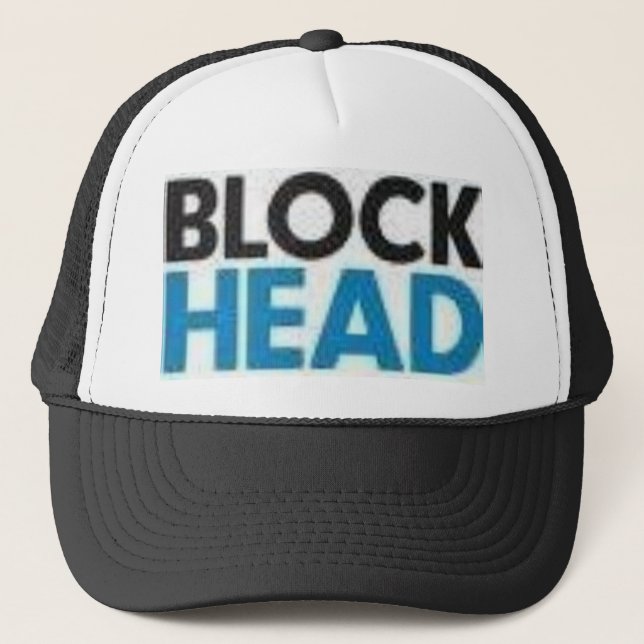BLOCKHEAD TRUCKER HAT (Front)