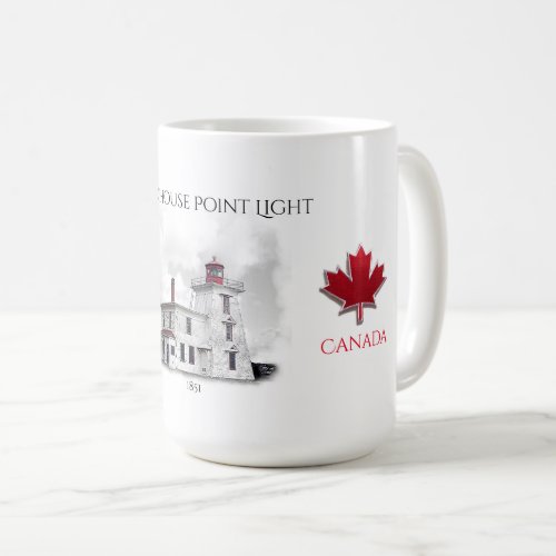 Blockhouse Point Light _ Prince Edward Island Coffee Mug