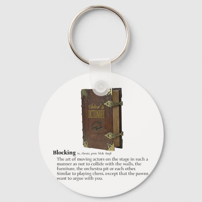 Blocking Keychain (Front)